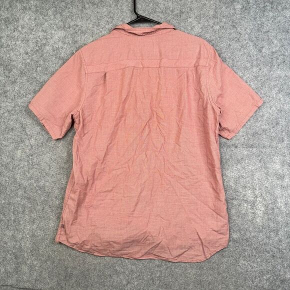 Toad & Co Shirt Mens Medium Airbrush Short Sleeve Organic Cotton Casual - Picture 10 of 10